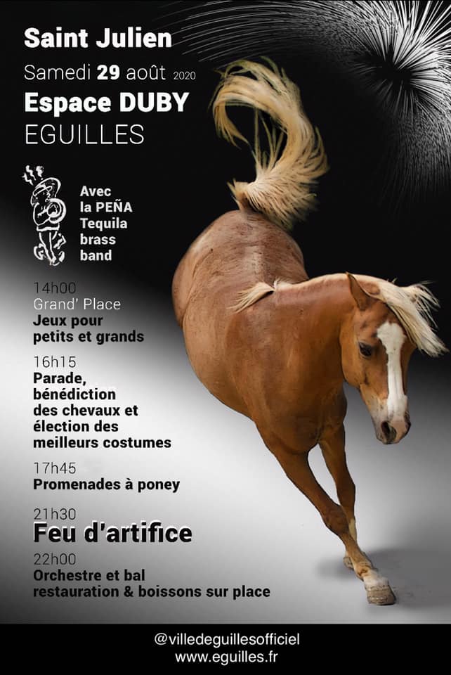 Affiche Recto Fête de la Saint Julien 2020 Eguilles