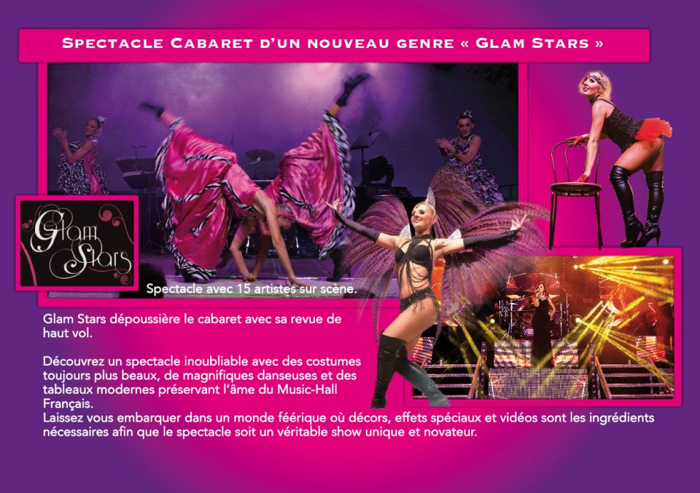 spectacle Glam Stars Almeras Music Live
